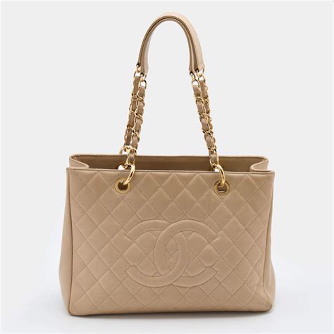 chanel beige quilted handbag|chanel quilted handbag tote.